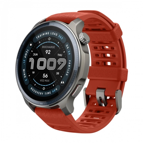 Amazfit Balance 2 (Fekete-Piros) Gyártói Garancia