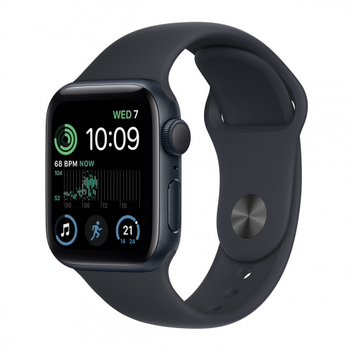 Apple Watch SE (2022) 40mm Sport (Éjfekete-Éjfekete) Apple Garancia