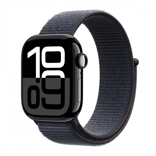 Apple Watch Series 10 42mm Cellular Sport Loop (Kozmosz Fekete-Kék) Apple Garancia