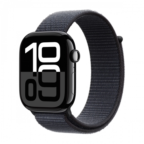 Apple Watch Series 10 46mm Cellular Sport Loop (Kozmosz Fekete-Kék) Apple Garancia