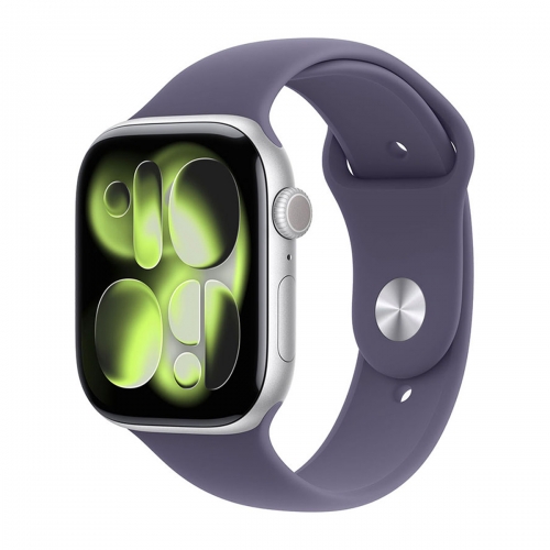 Apple Watch Series 11 46mm  Sport (Ezüst-Lila) (M/L) Apple Garancia