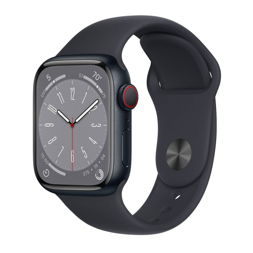 Apple Watch Series 8 41mm Cellular Sport (Éjfekete-Éjfekete) Apple Garancia