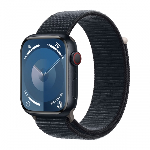 Apple Watch Series 9 41mm Cellular Sport Loop (Éjfekete-Éjfekete) Apple Garancia