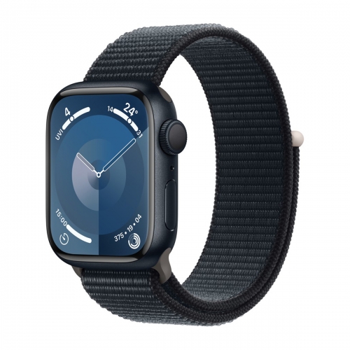 Apple Watch Series 9 41mm Sport Loop (Éjfekete-Éjfekete) Apple Garancia
