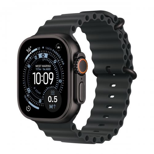 Apple Watch Ultra 3 49mm 5G (Titánium Fekete-Fekete Óceán Szíj)  Apple Garancia