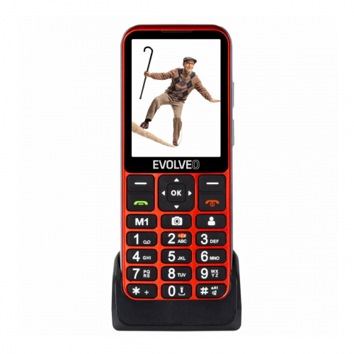 Evolveo Easyphone EP-880 Dual-SIM (Piros) Gyártói Garancia