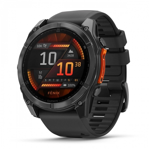 Garmin Fenix 8 51mm (010-02905-00) (Szürke-Fekete) Gyártói Garancia