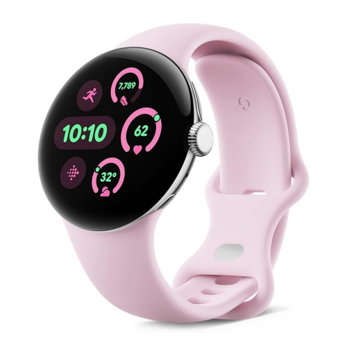 Google Pixel Watch 3 41mm LTE (Ezüst-Rózsaszín)