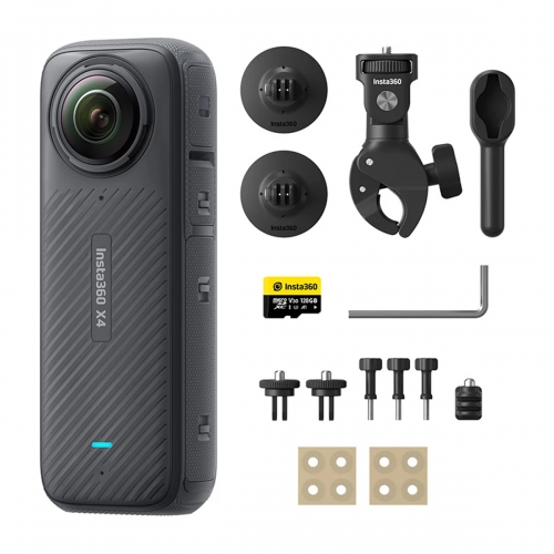 Insta360 X4 Motorcycle Bundle (Fekete)
