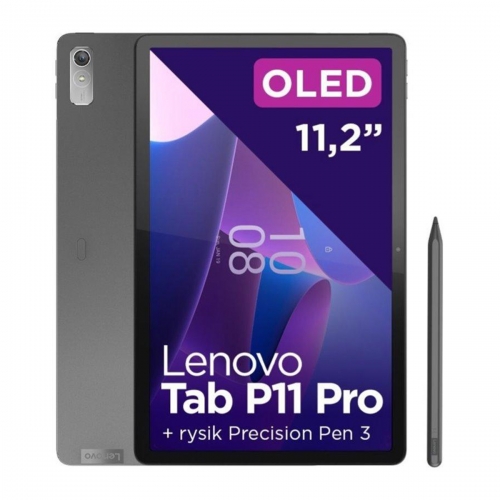 Lenovo Tab P11 Pro 2nd gen. TB-132FU 11.2'' WIFI +  256GB 8GB RAM (Szürke)  + Precision Pen 3 (ZAB50082CZ)