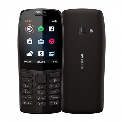 Nokia 210 Dual-SIM (Fekete) Gyártói Garancia