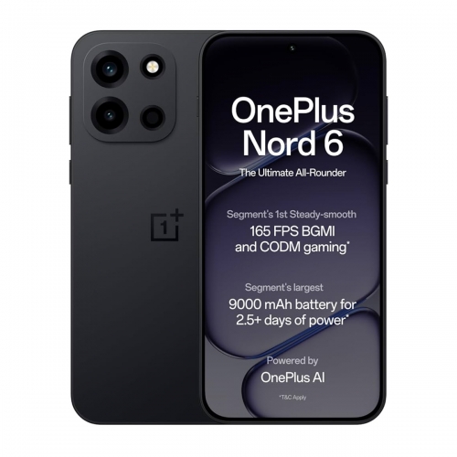 OnePlus Nord 6 5G Dual-SIM 512GB 12GB RAM (Fekete)