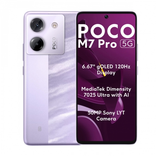 Xiaomi Poco M7 Pro Dual-SIM 256GB 12GB RAM (Lila)