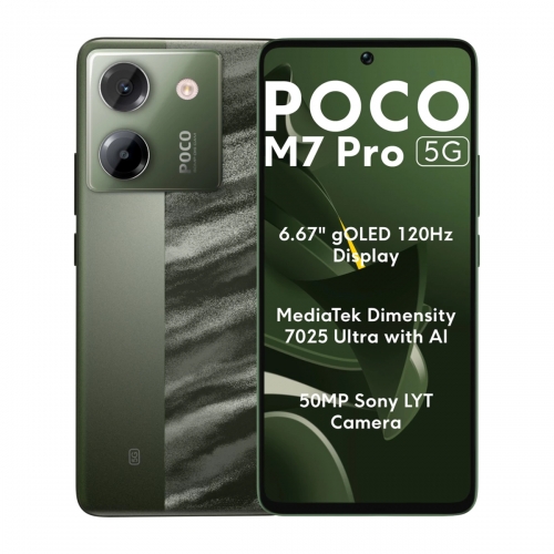 Xiaomi Poco M7 Pro Dual-SIM 512GB 12GB RAM (Zöld)