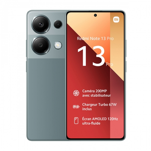 Xiaomi Redmi Note 13 Pro LTE Dual-SIM 512GB 12GB RAM (Zöld)